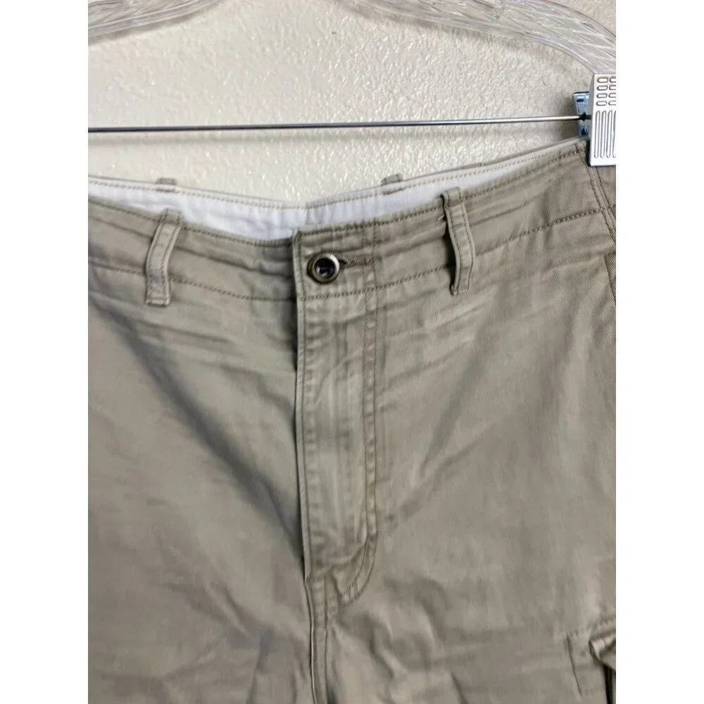 Levi's 10" Cargo Shorts Mens Size 32 Brown Cotton 10" Y2K 90s Utility Casual - Picture 11 of 15